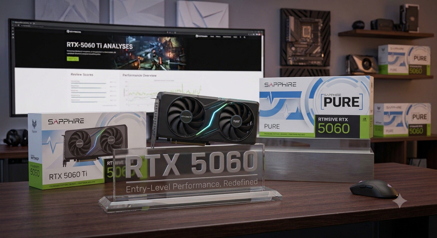 RTX 5060 Ti graphics card for the MyGPU Australia review