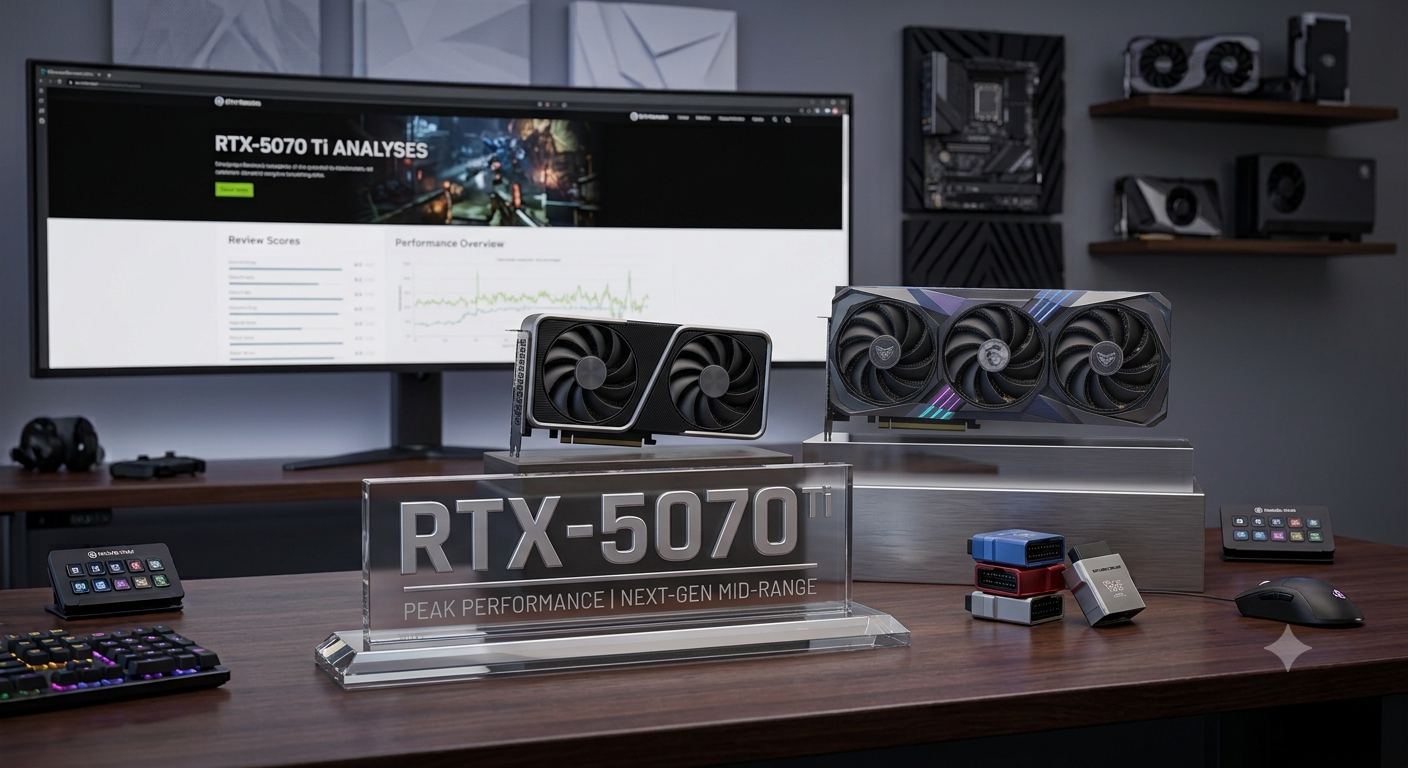 RTX 5070 Ti graphics card for the MyGPU Australia review