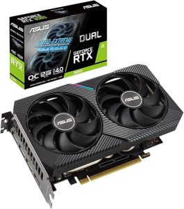 Asus nVidia GeForce DUAL-RTX3060-O12G-V2 RTX 3060 V2 12GB Graphic Card