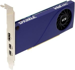 Sparkle Intel Arc A310 ECO, 4GB GDDR6, 50W TBP, Low-Profile, Single Fan, Single Slot, HDMI x1, Mini DisplayPort x2, SA310L-4G